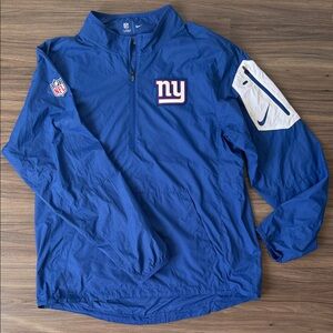 Nike Blue New York Giants Pullover with White Accents